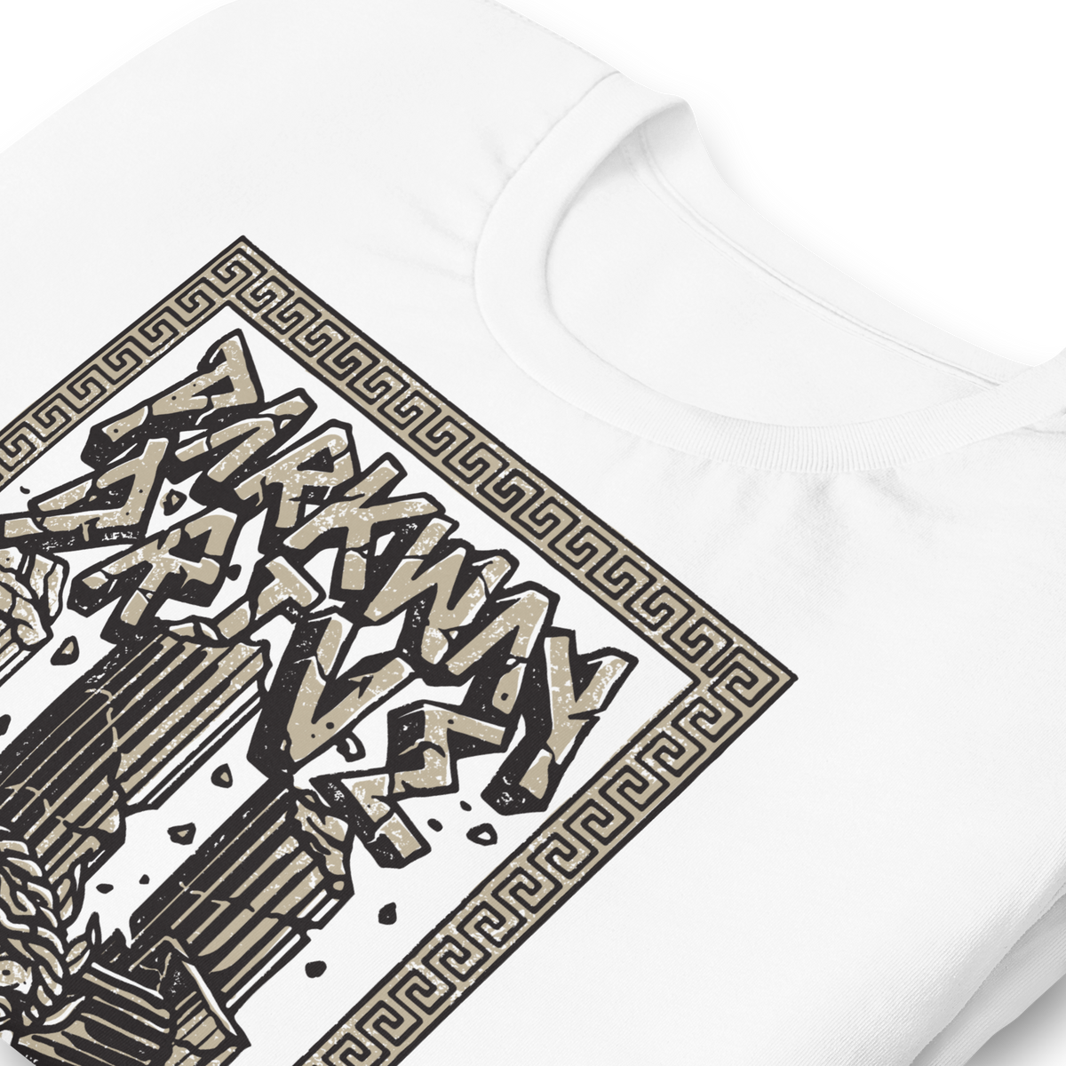 Stakes - Parkway Drive Felled Columns T-Shirt - White