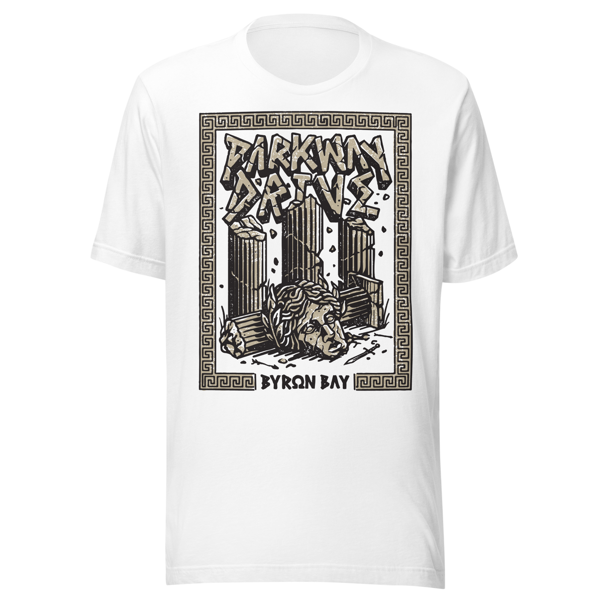 Stakes - Parkway Drive Felled Columns T-Shirt - White