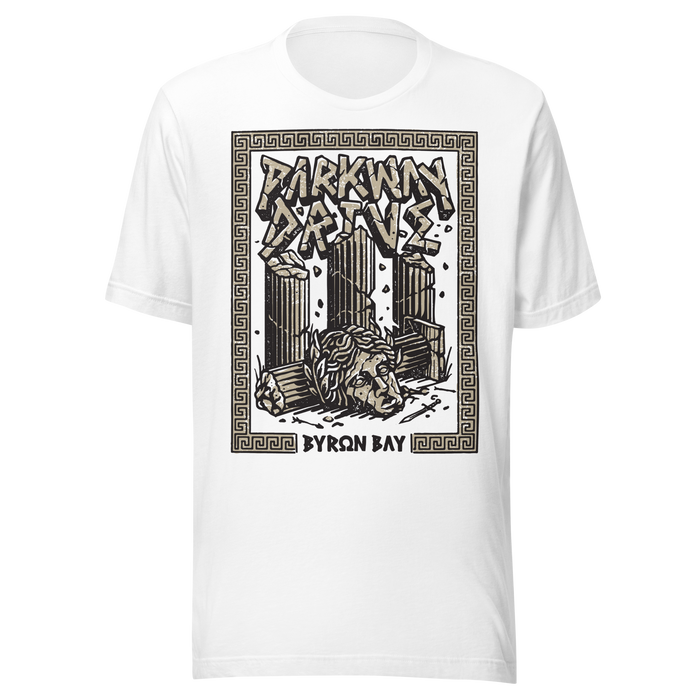 Stakes - Parkway Drive Felled Columns T-Shirt - White