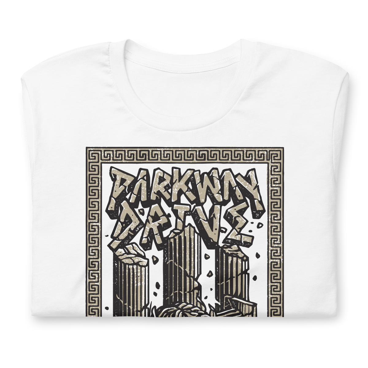Stakes - Parkway Drive Felled Columns T-Shirt - White