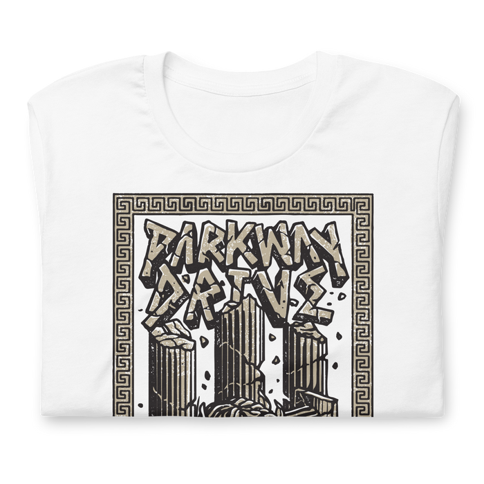 Stakes - Parkway Drive Felled Columns T-Shirt - White
