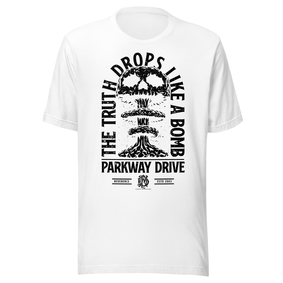 Stakes - Parkway Drive Like a Bomb T-Shirt - White