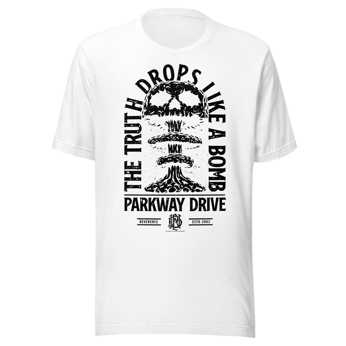 Stakes - Parkway Drive Like a Bomb T-Shirt - White