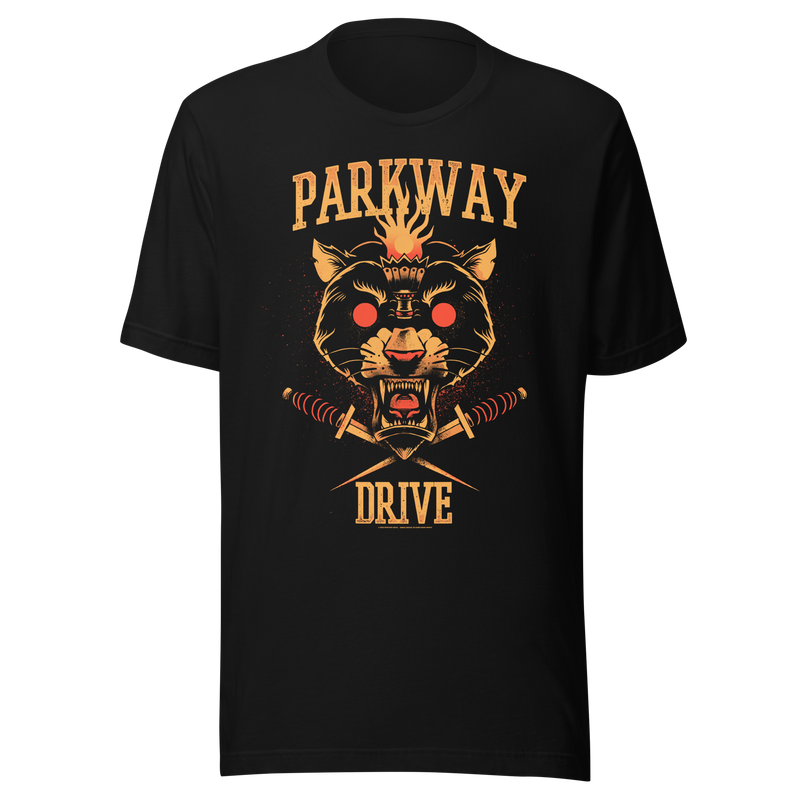 Stakes - Parkway Drive Snarling Swords T-Shirt - Black