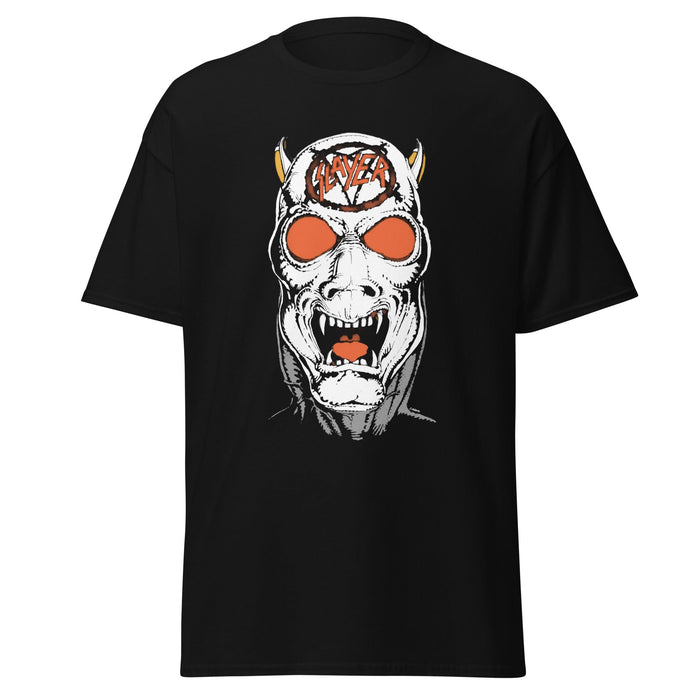 Slayer - Reign In Blood 86-87 Tour Vintage Jumbo Print T-Shirt - Black
