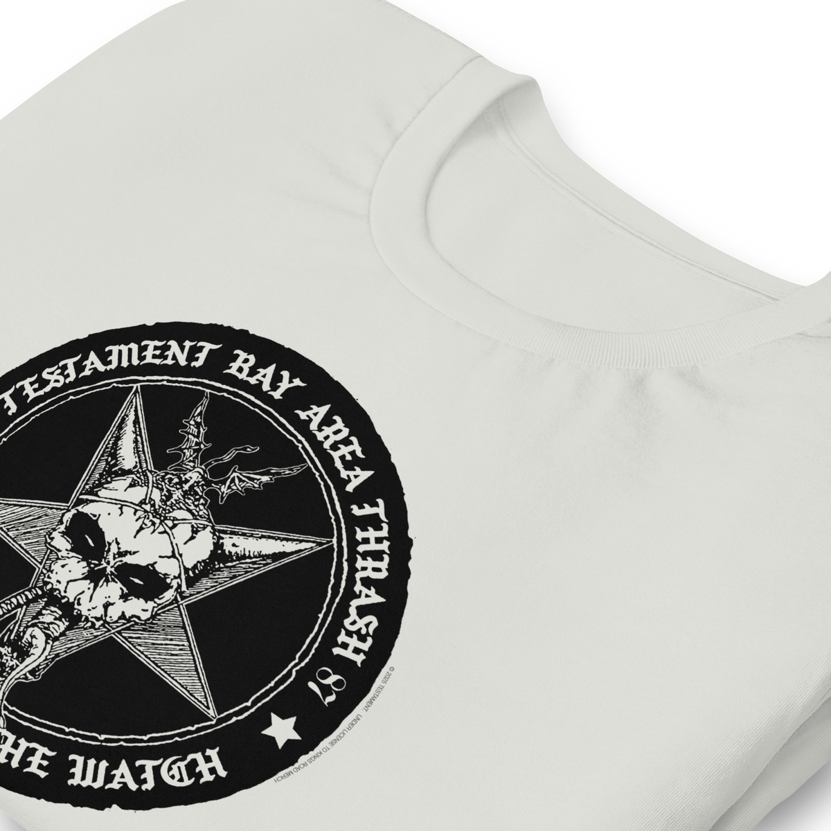 Stakes - Testament Bay Area Thrash T-Shirt - Gray