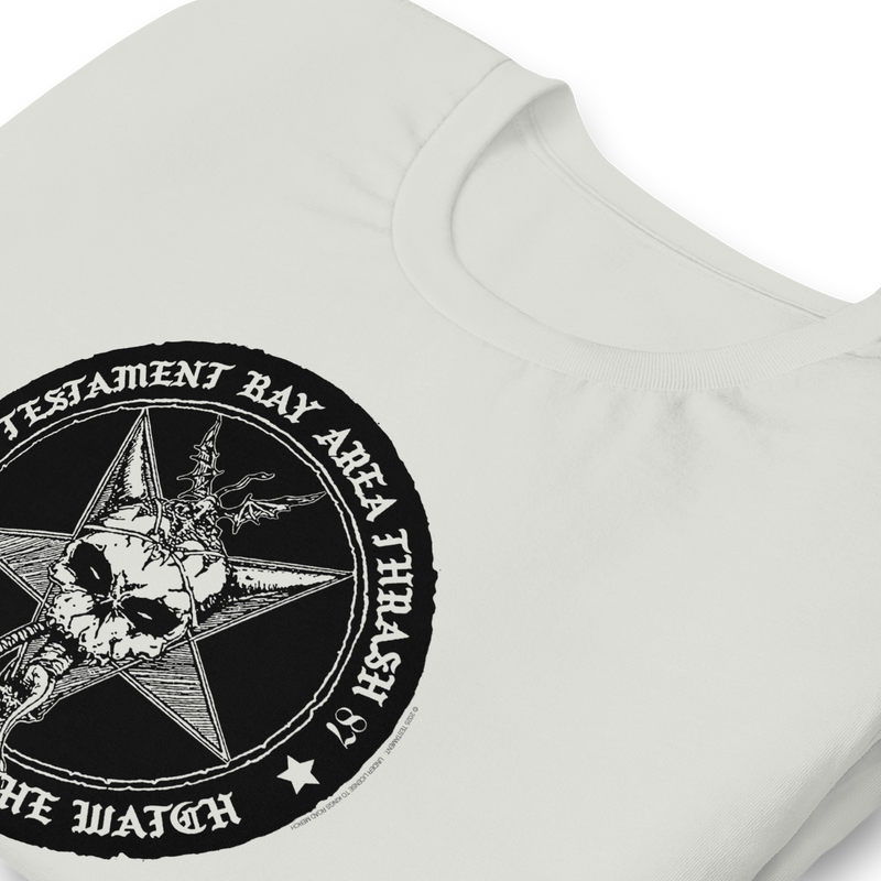 Stakes - Testament Bay Area Thrash T-Shirt - Gray