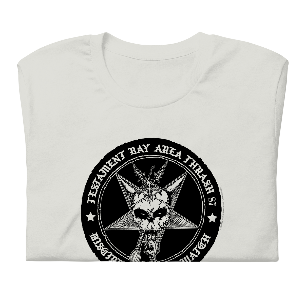 Stakes - Testament Bay Area Thrash T-Shirt - Gray