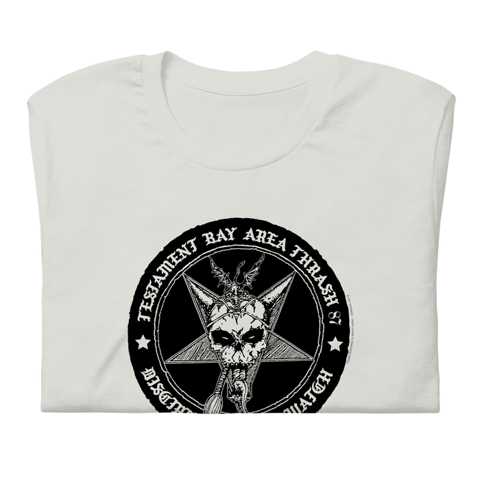 Stakes - Testament Bay Area Thrash T-Shirt - Gray