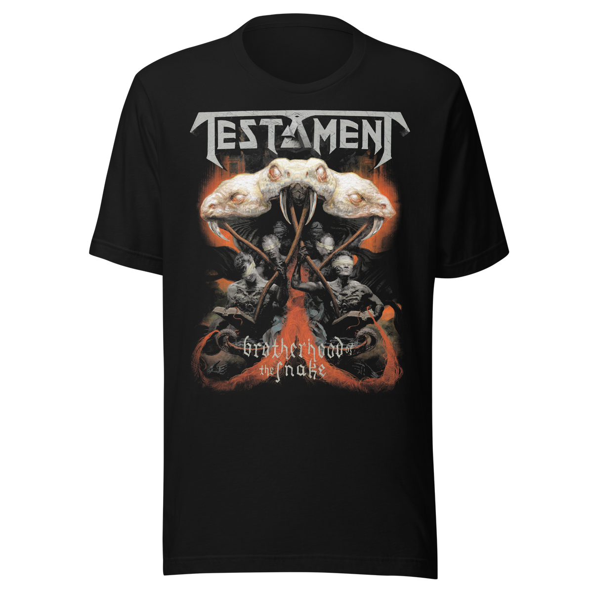 Stakes - Testament Brotherhood of the Snake T-Shirt - Black