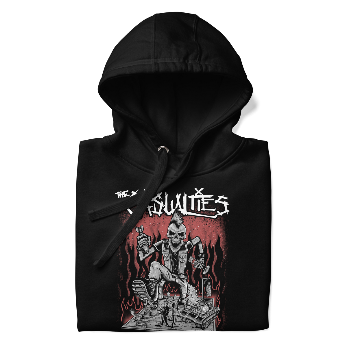 Stakes - The Casualties All Out War Hoodie - Black