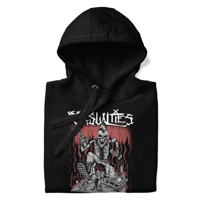 Stakes - The Casualties All Out War Hoodie - Black