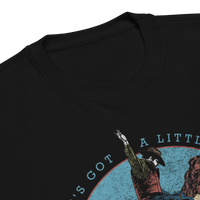 Stakes - Waylon Jennings A Little Outlaw in Em Sweatshirt - Black