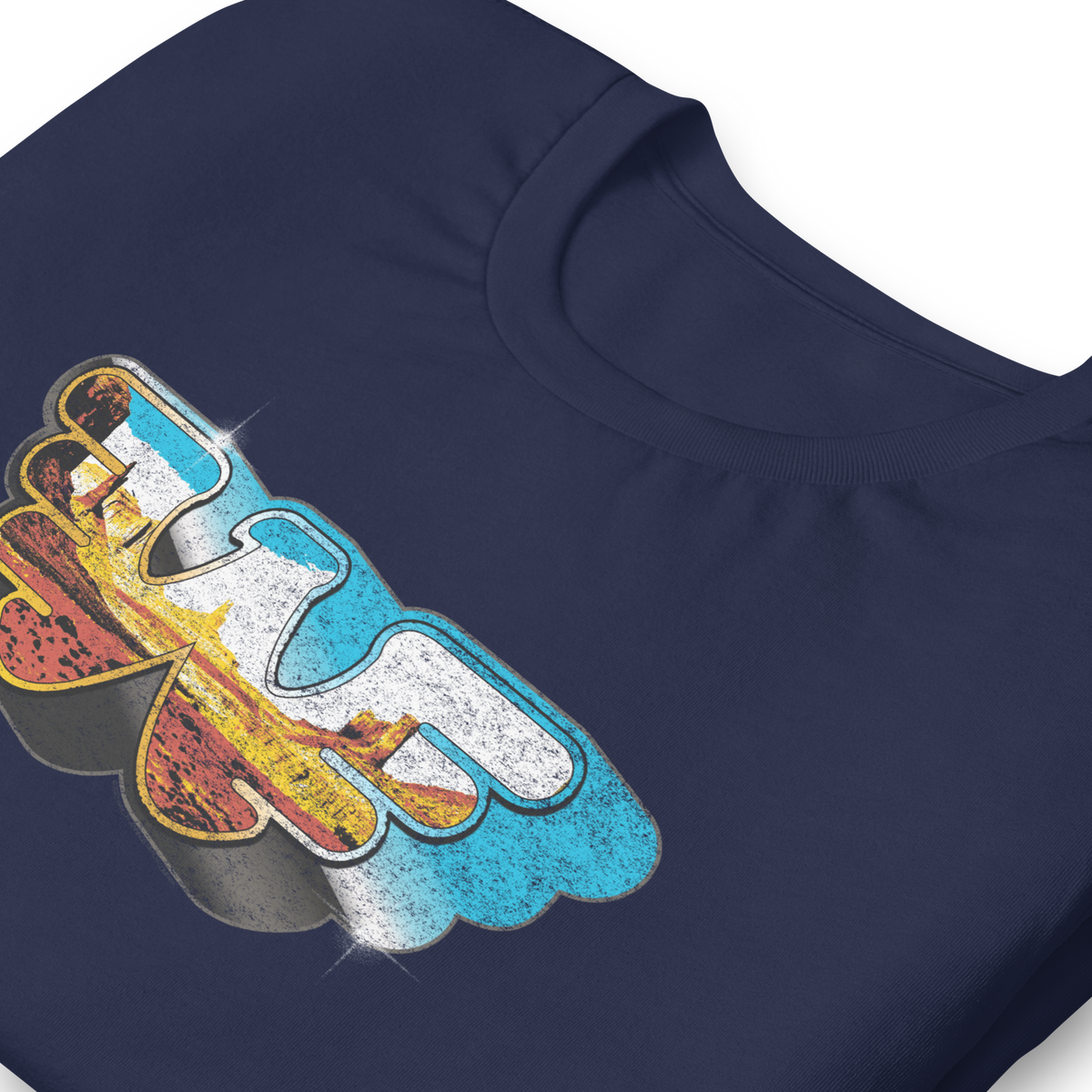 Stakes - Waylon Jennings Among the Stars T-Shirt - Navy