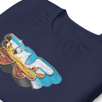 Stakes - Waylon Jennings Among the Stars T-Shirt - Navy