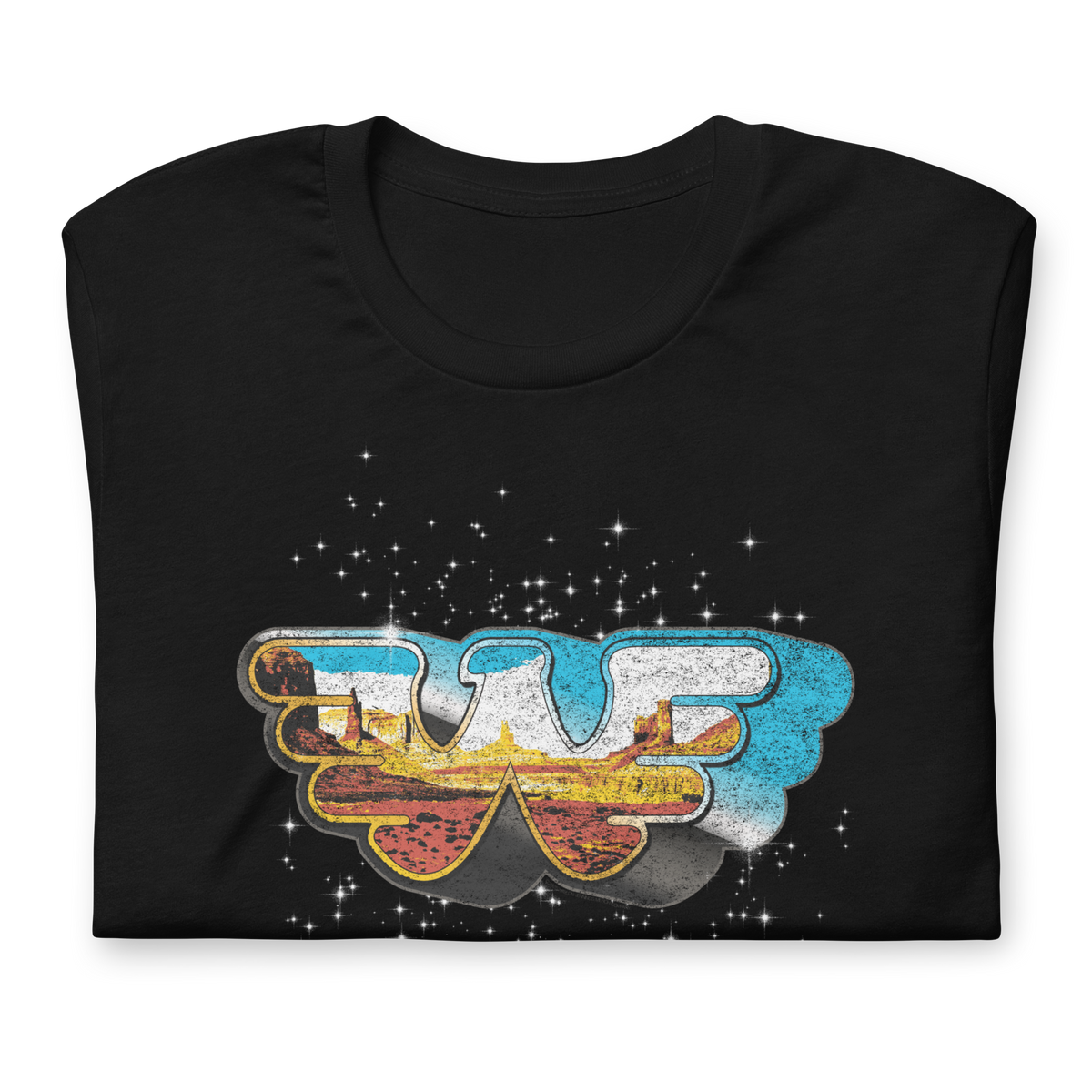 Stakes - Waylon Jennings Eagle W T-Shirt - Black
