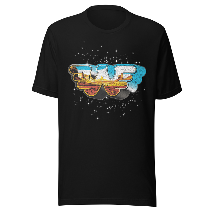 Stakes - Waylon Jennings Eagle W T-Shirt - Black