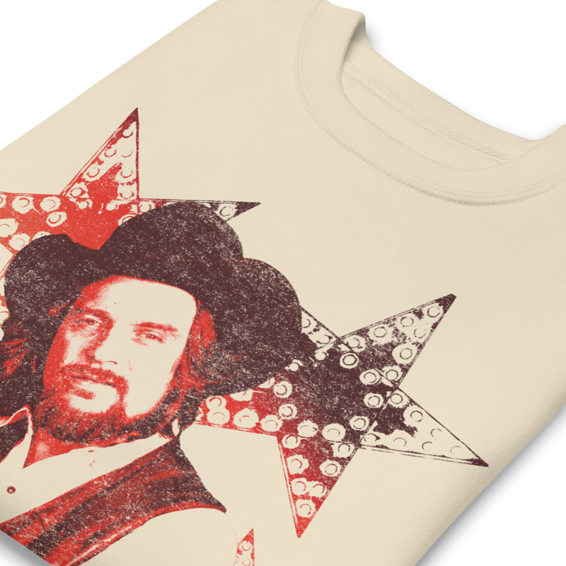 Stakes - Waylon Jennings Littlefields Finest Sweatshirt - Natural