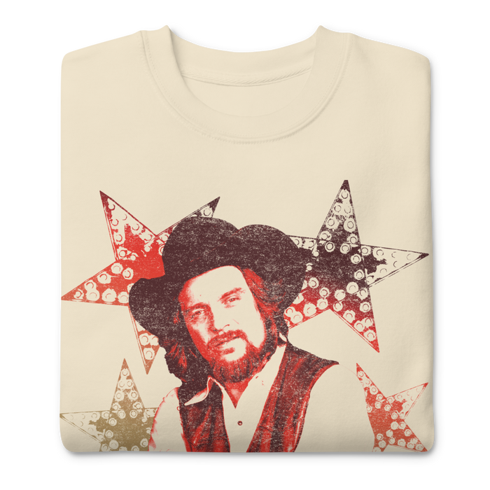 Stakes - Waylon Jennings Littlefields Finest Sweatshirt - Natural