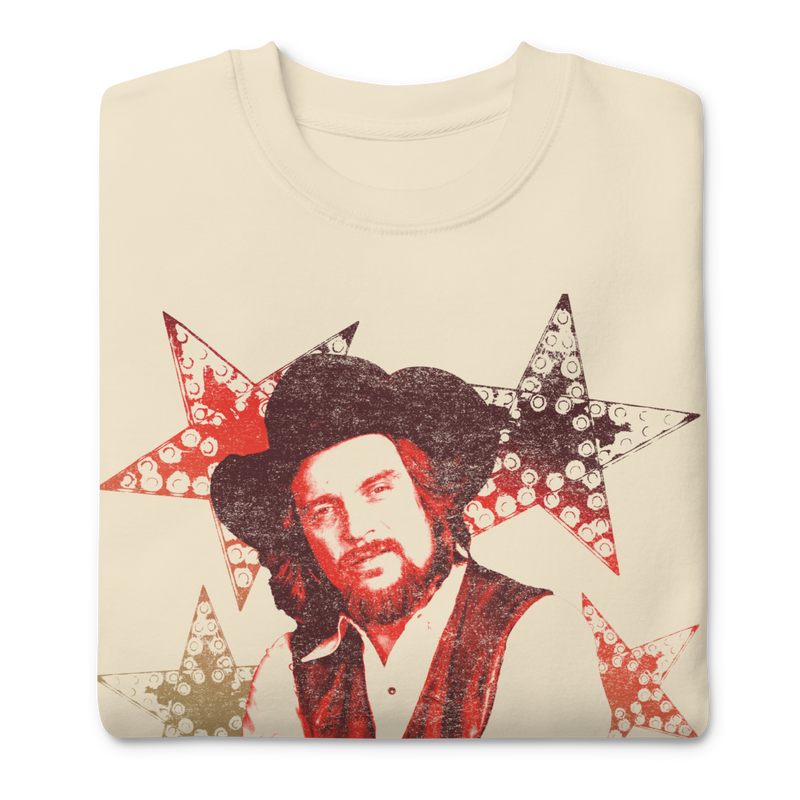 Stakes - Waylon Jennings Littlefields Finest Sweatshirt - Natural