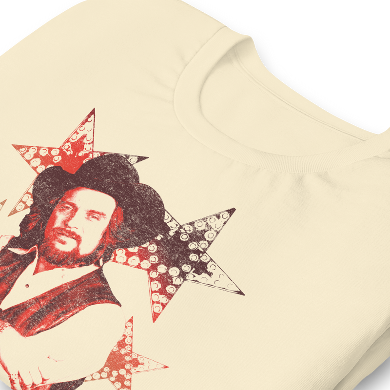 Stakes - Waylon Jennings Littlefields Finest T-Shirt - Natural