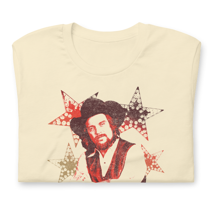 Stakes - Waylon Jennings Littlefields Finest T-Shirt - Natural