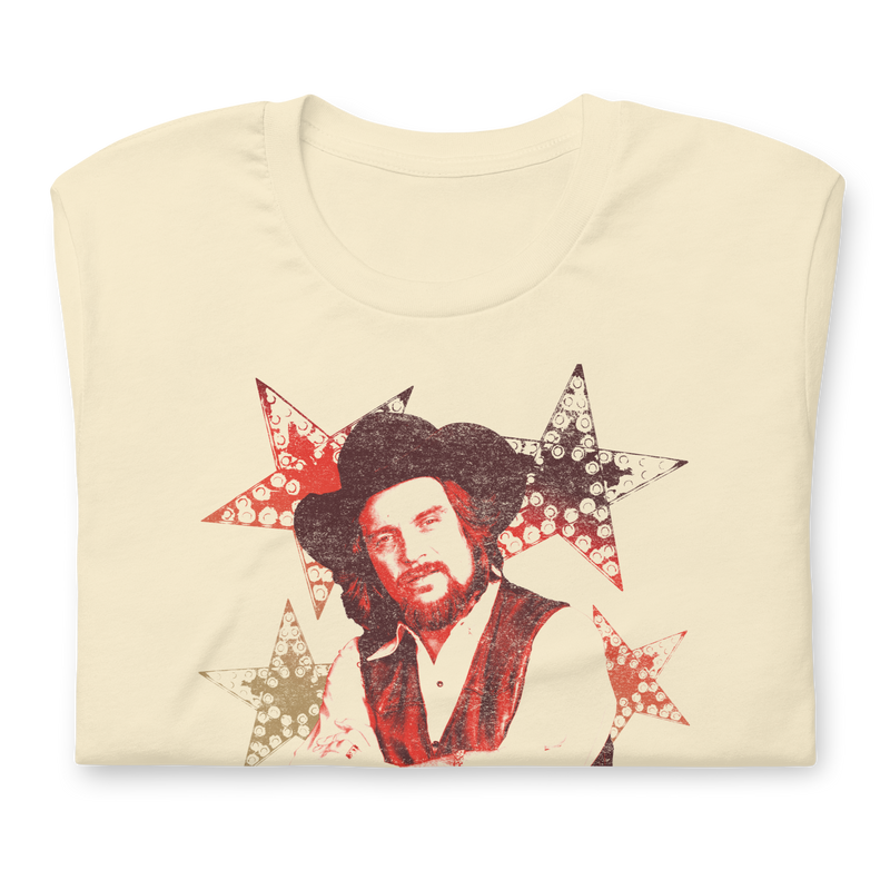 Stakes - Waylon Jennings Littlefields Finest T-Shirt - Natural