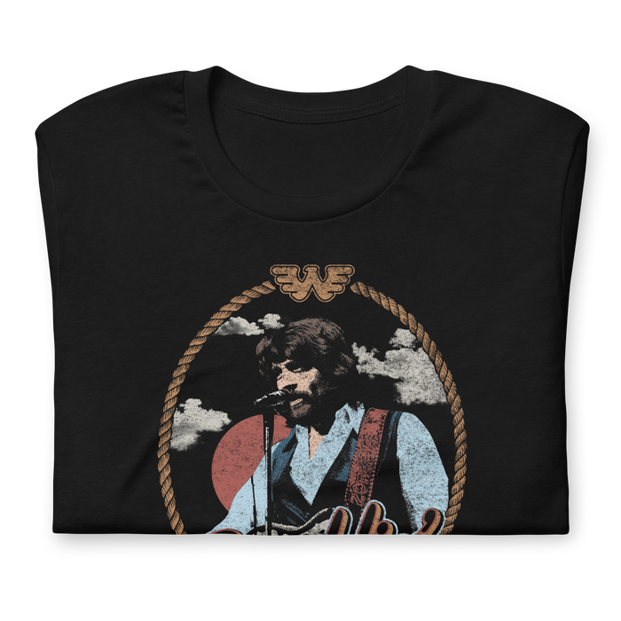 Stakes - Waylon Jennings Ramblin Man T-Shirt - Black