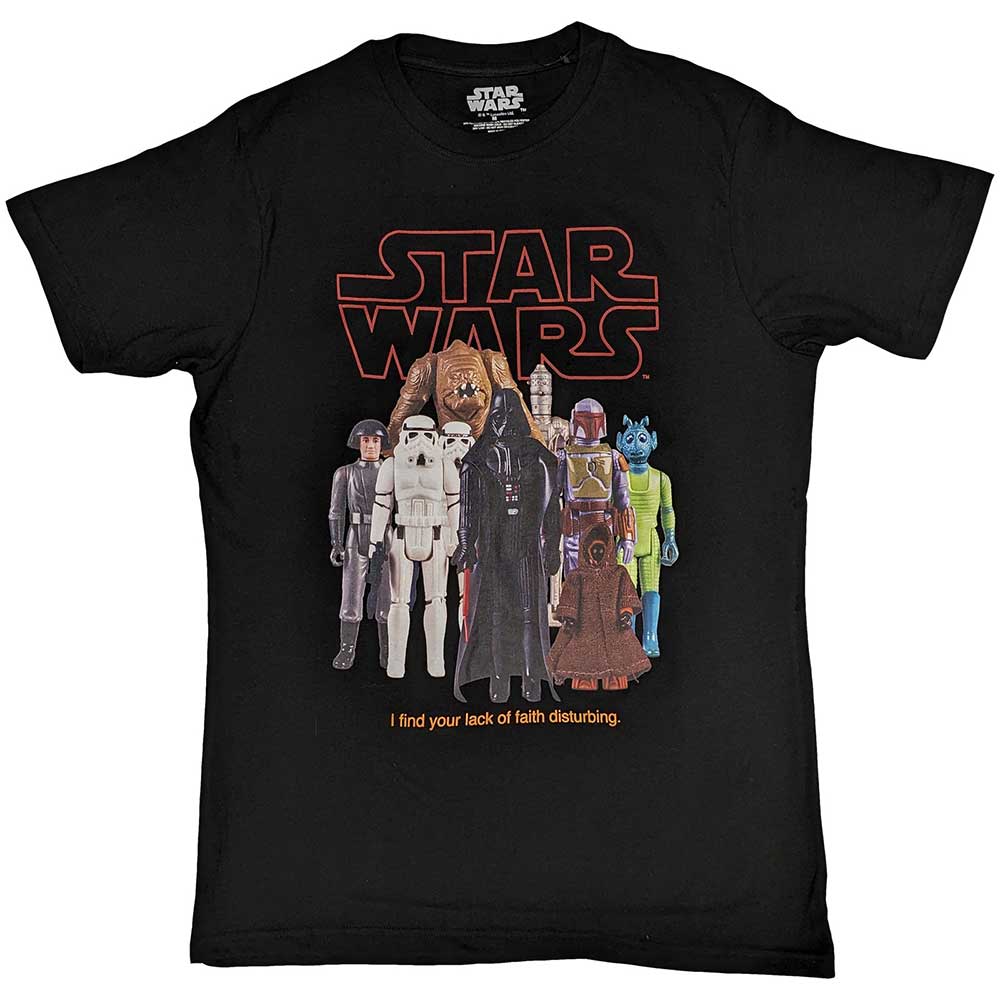 Star Wars - Empire Toy Figures - T-Shirt Black