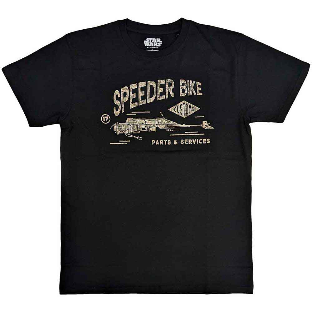 Star Wars - Speeder Bike - T-Shirt Black