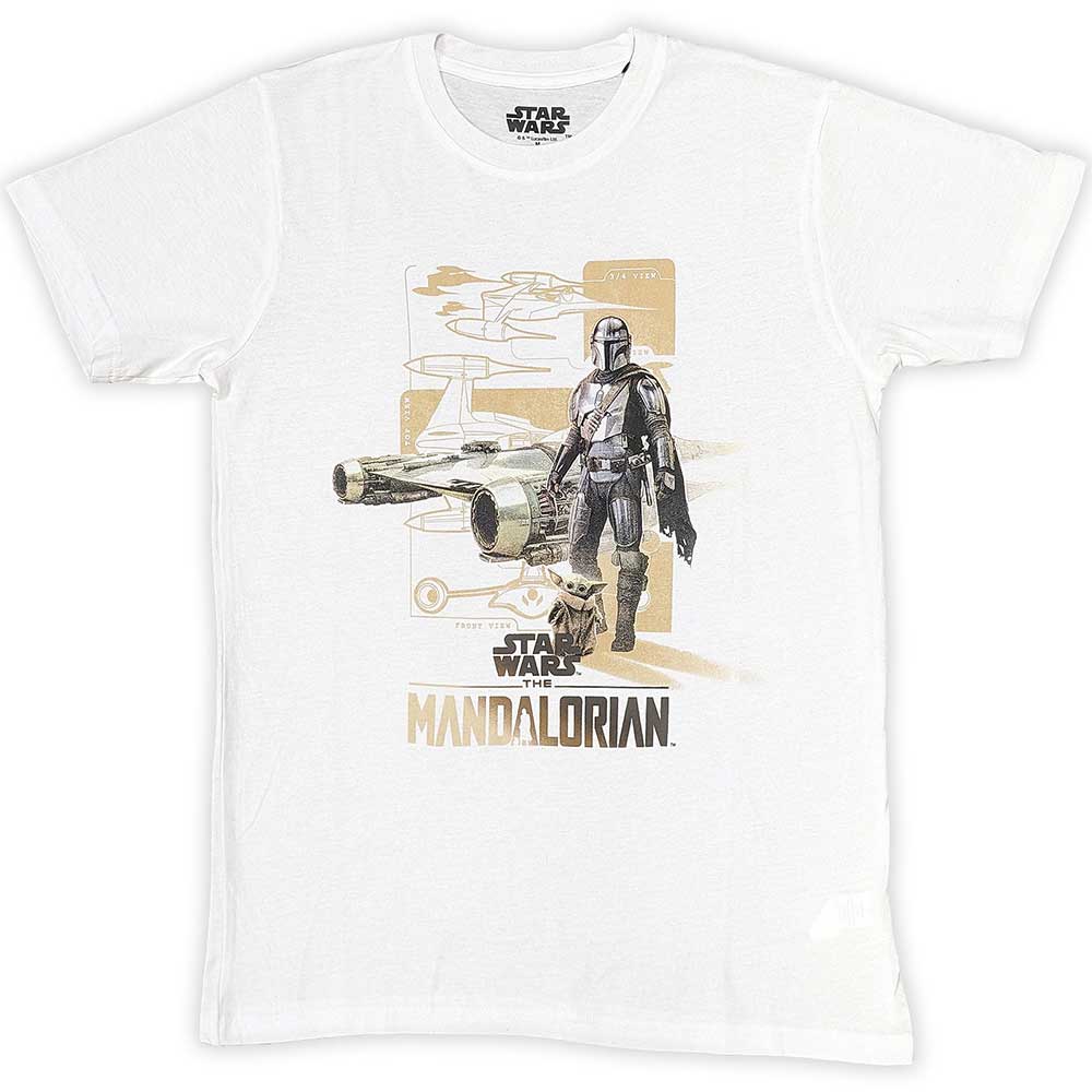 Star Wars - The Mandalorian Din & Grogu - T-Shirt White