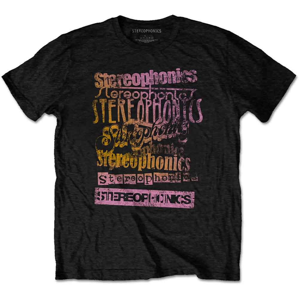 Stereophonics - Logos - T-Shirt Black