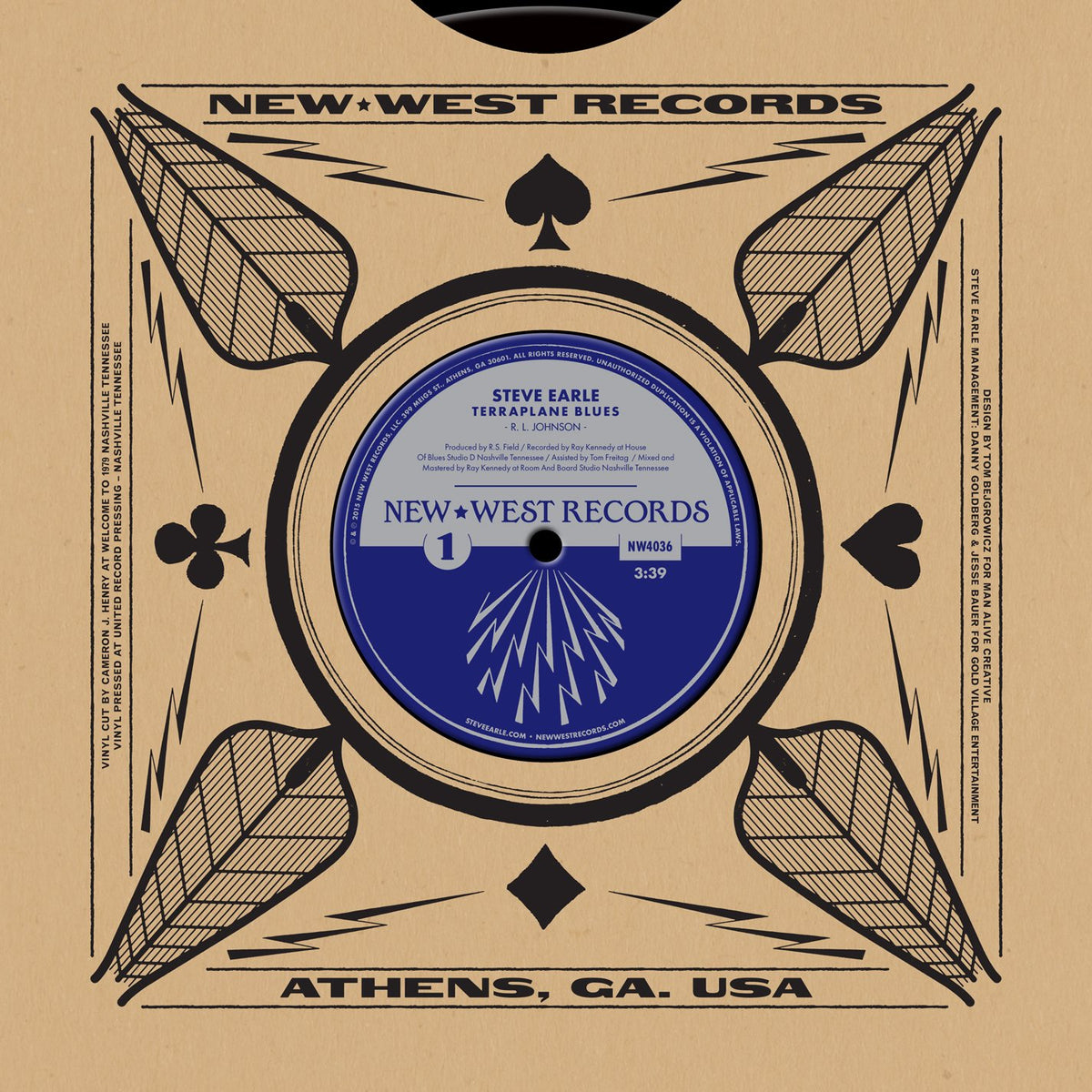 Steve / Johnson Earle - Terraplane Blues - 10" - Vinyl
