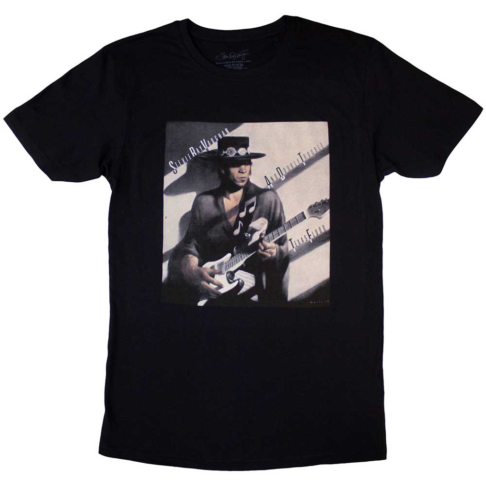 Stevie Ray Vaughan - Texas Flood Album Cover - Black