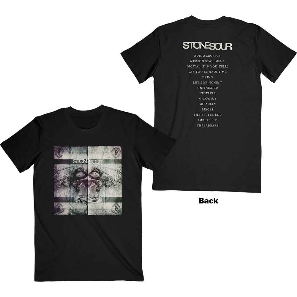Stone Sour - Audio Secrecy Square - T-Shirt Black