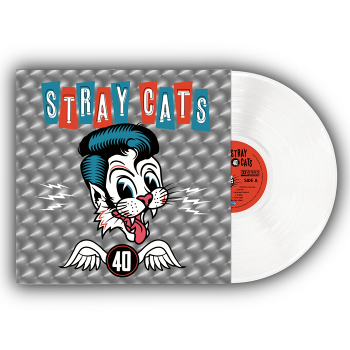 Stray Cats - 40 (Colored Vinyl, White, Reissue) - Vinyl
