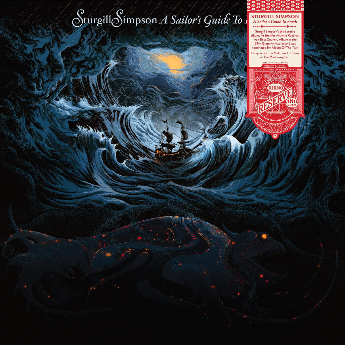 Sturgill Simpson - A Sailor's Guide to Earth [Explicit Content] (Limited Edition, 180 Gram Vinyl, Audiophile, Brick & Mortar Exclusive) - Vinyl