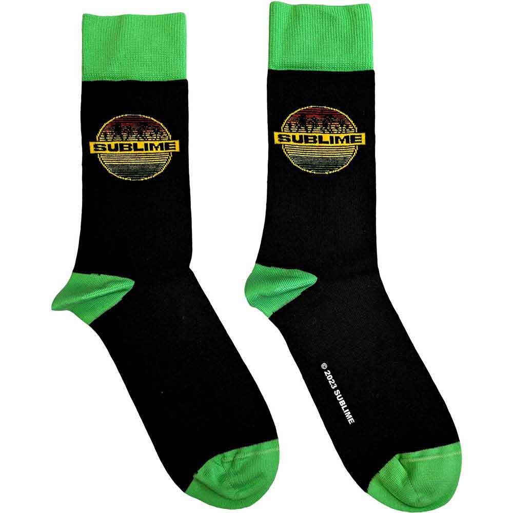 Sublime - Circle Logo - Socks Black
