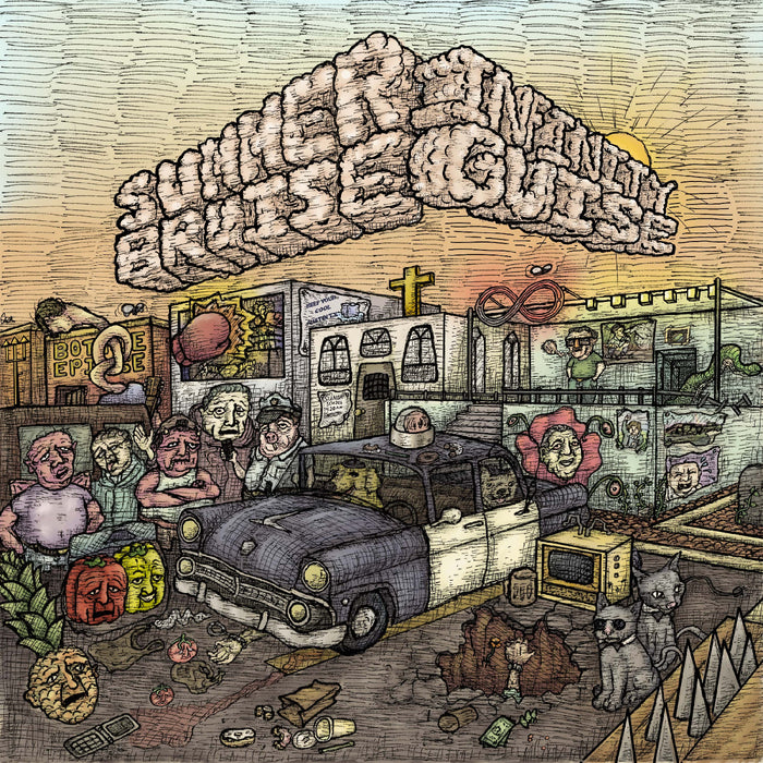 Summerbruise - Infinity Guise (Clear W/ Orange & Red Swirl Vinyl) - Vinyl