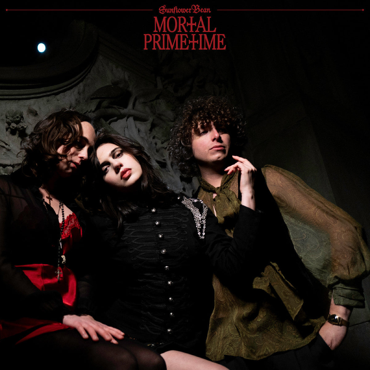 Sunflower Bean - Mortal Primetime (Indie Exclusive Transparent Red Vinyl) - Vinyl