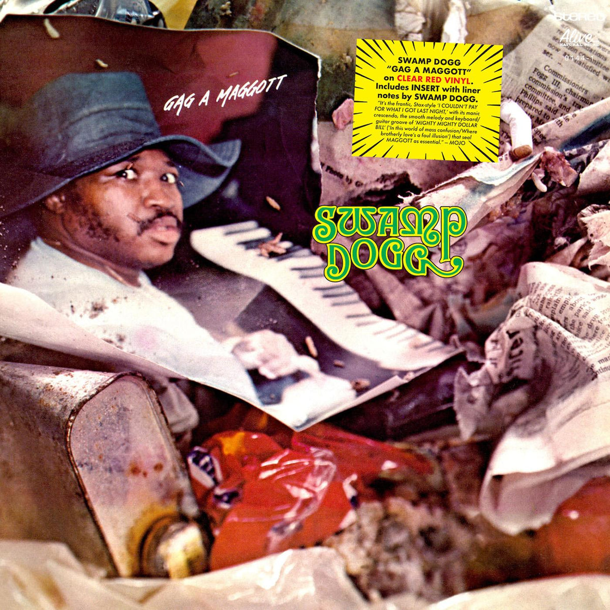 Swamp Dogg - Gag A Maggott (CLEAR RED VINYL) - Vinyl