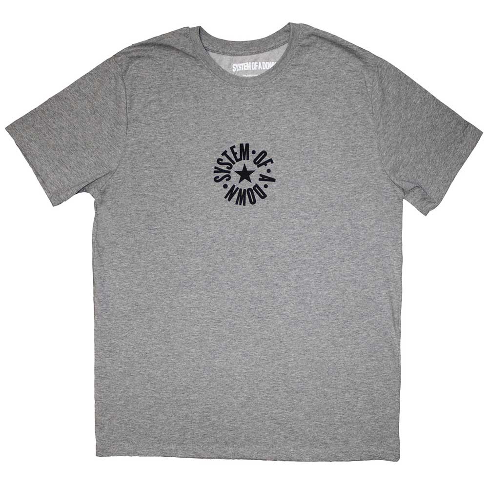 System Of A Down - Mini Circle Logo - Grey