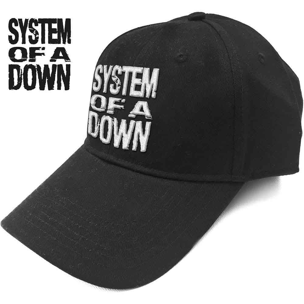 System Of A Down - Stacked Logo - Hat Black