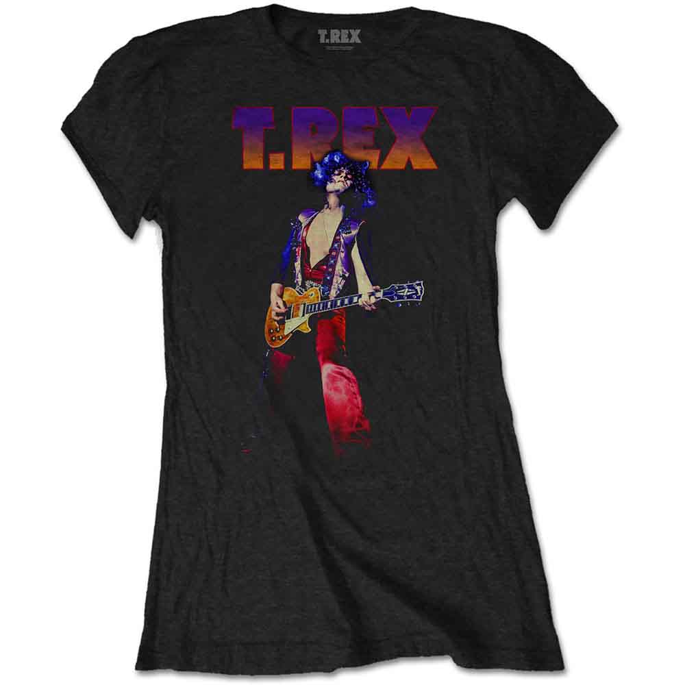 T-rex - Rockin' - T-Shirt Black