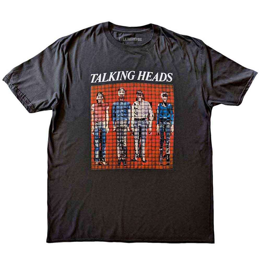 Talking Heads - Pixel Portrait - T-Shirt Grey