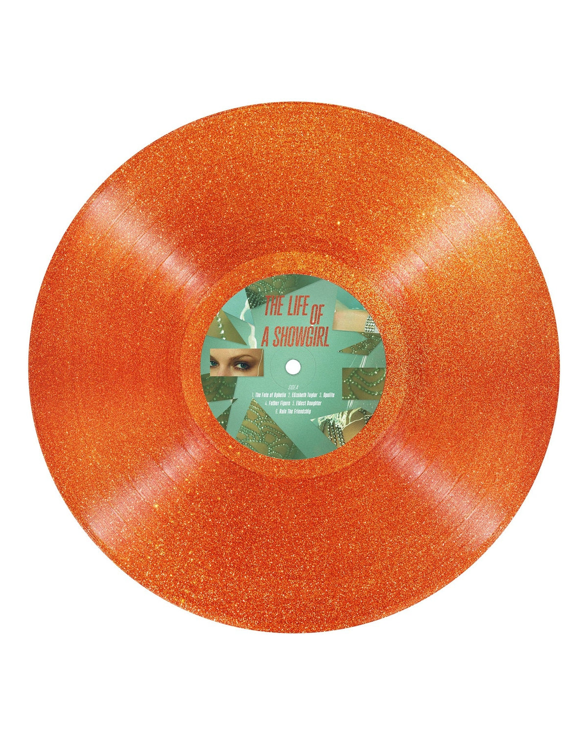 Taylor Swift - The Life Of A Showgirl [Sweat And Vanilla Perfume Portofino Orange Glitter Vinyl] - Vinyl
