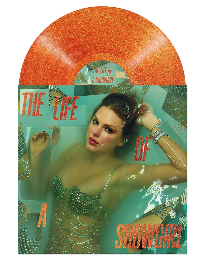 Taylor Swift - The Life Of A Showgirl [Sweat And Vanilla Perfume Portofino Orange Glitter Vinyl] - Vinyl