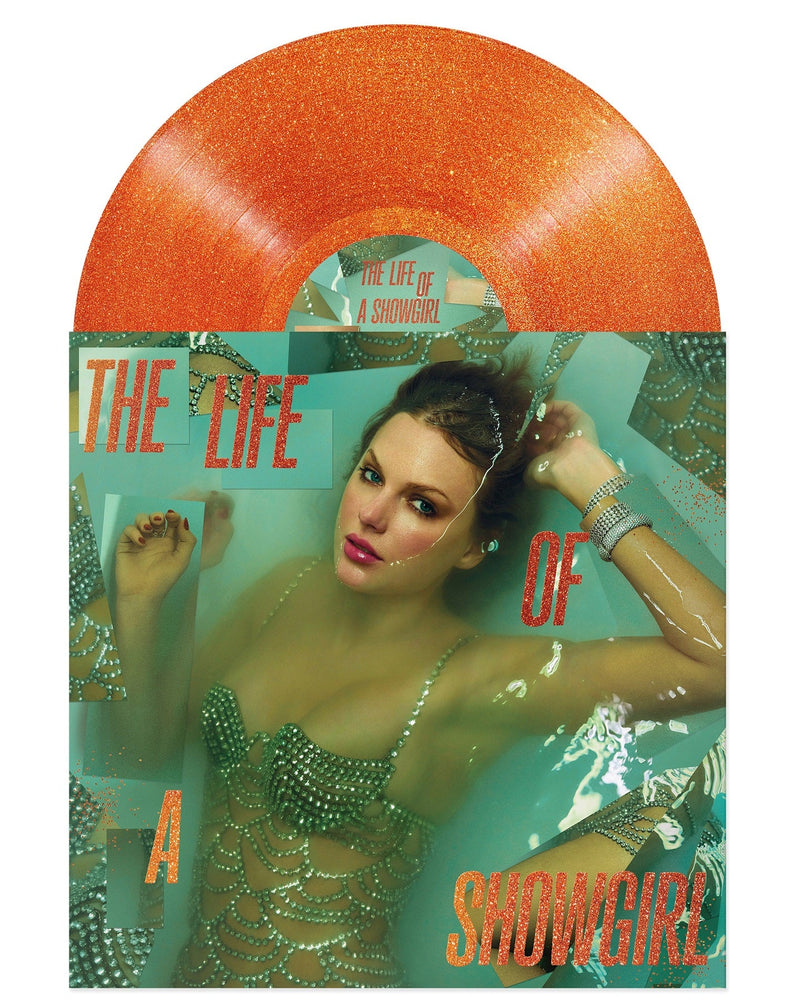 Taylor Swift - The Life Of A Showgirl [Sweat And Vanilla Perfume Portofino Orange Glitter Vinyl] - Vinyl