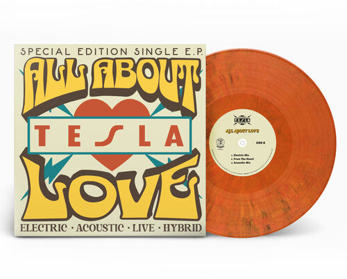 Tesla - All About Love: Special Edition E.P. (Limited Edition, Orange Vinyl) - Vinyl