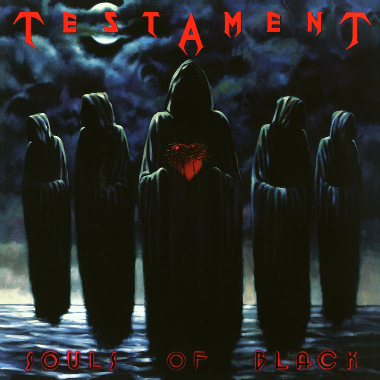 Testament - Souls Of Black (1LP Sleeve) [Red Black Splatter] - Vinyl